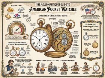 American Pocket Watches Guide Infographic