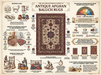 Antique Afghan Baluch Rugs Guide Infographic