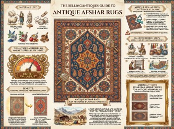 Antique Afshar Rugs Guide Infographic