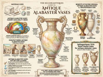 Antique Alabaster Vases Guide Infographic
