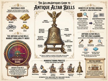Antique Altar Bells Guide Infographic