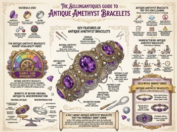 Antique Amethyst Bracelets Guide Infographic