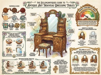 Antique Art Nouveau Dressing Tables Guide Infographic