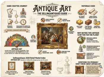 Antique Art Guide Infographic