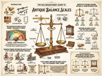 Antique Balance Scales Guide Infographic