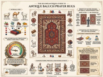 Antique Baluch Prayer Rugs Guide Infographic