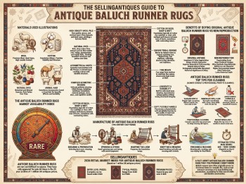 Antique Baluch Runner Rugs Guide Infographic