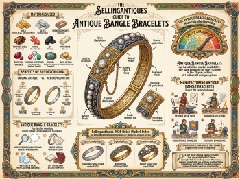 Antique Bangle Bracelets Guide Infographic