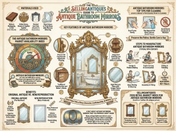 Antique Bathroom Mirrors Guide Infographic