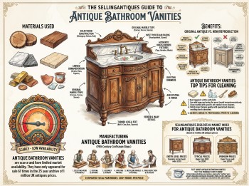 Antique Bathroom Vanities Guide Infographic