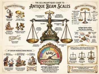 Antique Beam Scales Guide Infographic