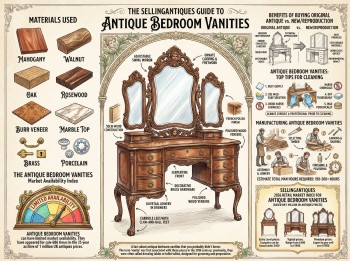 Antique Bedroom Vanities Guide Infographic
