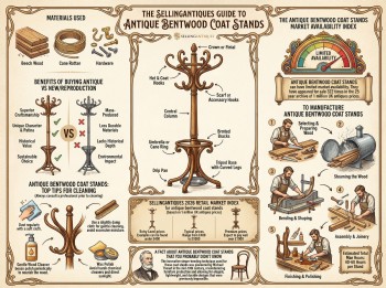 Antique Bentwood Coat Stands Guide Infographic