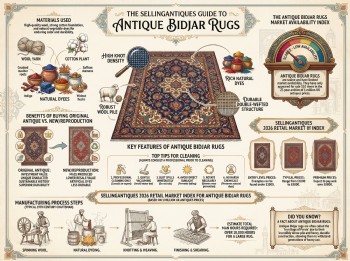 Antique Bidjar Rugs Guide Infographic