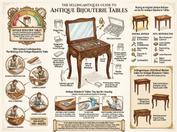 Antique Bijouterie Tables Guide Infographic