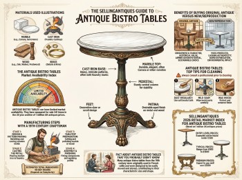 Antique Bistro Tables Guide Infographic