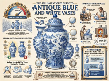 Antique Blue And White Vases Guide Infographic