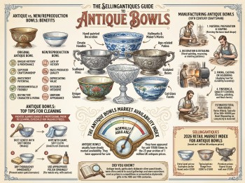 Antique Bowls Guide Infographic