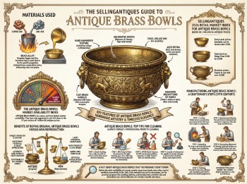 Antique Brass Bowls Guide Infographic