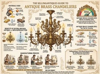Antique Brass Chandeliers Guide Infographic