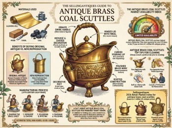 Antique Brass Coal Scuttles Guide Infographic