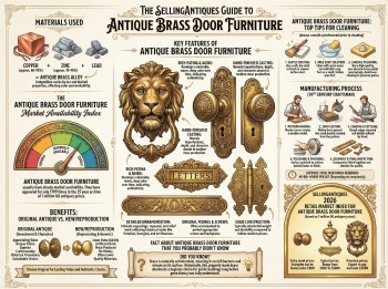 Antique Brass Door Furniture Guide Infographic