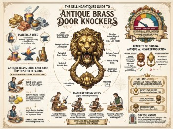 Antique Brass Door Knockers Guide Infographic