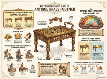 Antique Brass Footmen Guide Infographic