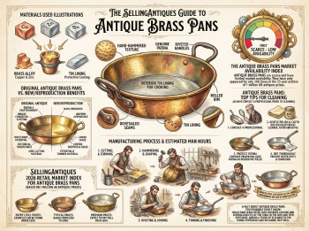 Antique Brass Pans Guide Infographic