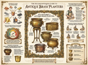 Antique Brass Planters Guide Infographic