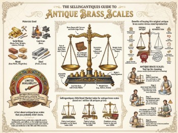 Antique Brass Scales Guide Infographic