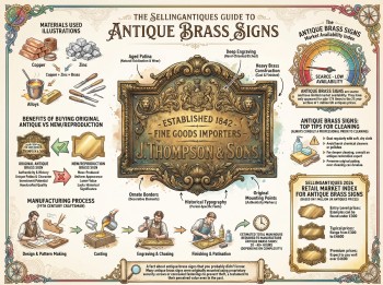Antique Brass Signs Guide Infographic