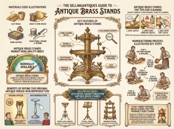 Antique Brass Stands Guide Infographic