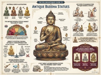 Antique Buddha Statues Guide Infographic