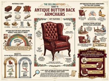 Antique Button Back Armchairs Guide Infographic