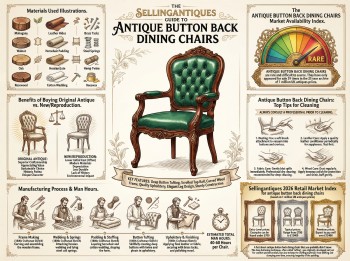 Antique Button Back Dining Chairs Guide Infographic