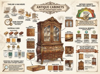 Antique Cabinets Guide Infographic