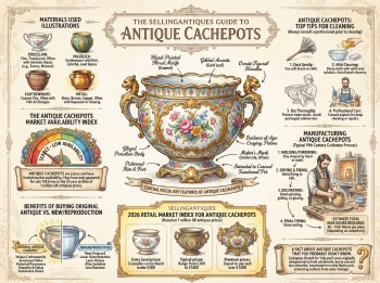 Antique Cachepots Guide Infographic