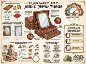 Antique Campaign Mirrors Guide Infographic