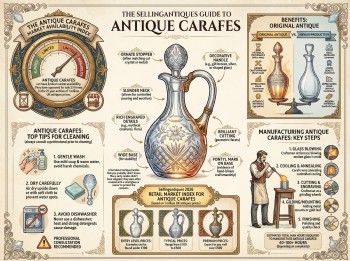 Antique Carafes Guide Infographic