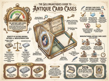 Antique Card Cases Guide Infographic