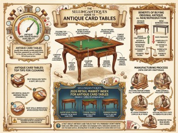 Antique Card Tables Guide Infographic