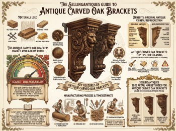 Antique Carved Oak Brackets Guide Infographic