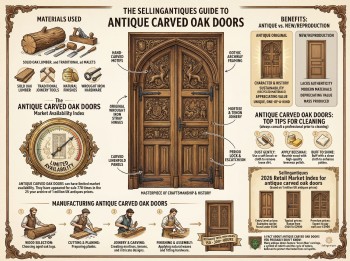 Antique Carved Oak Doors Guide Infographic