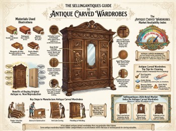 Antique Carved Wardrobes Guide Infographic