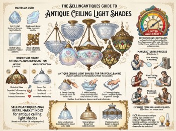 Antique Ceiling Light Shades Guide Infographic
