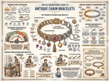 Antique Chain Bracelets Guide Infographic