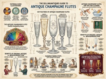 Antique Champagne Flutes Guide Infographic