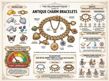 Antique Charm Bracelets Guide Infographic