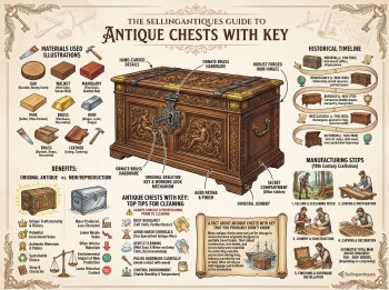 Antique Chests With Key Guide Infographic